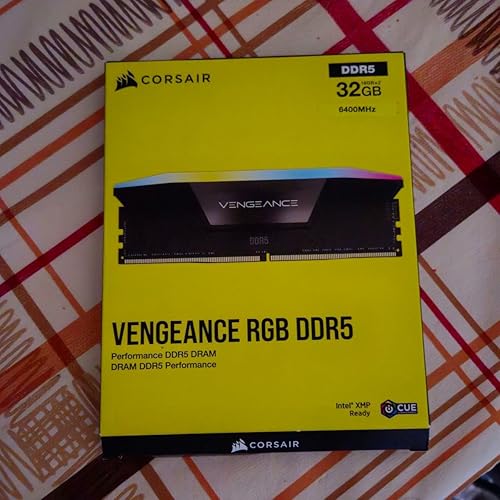 CORSAIR Vengeance RGB DDR5 RAM 32GB (2x16GB) 6400MHz CL32