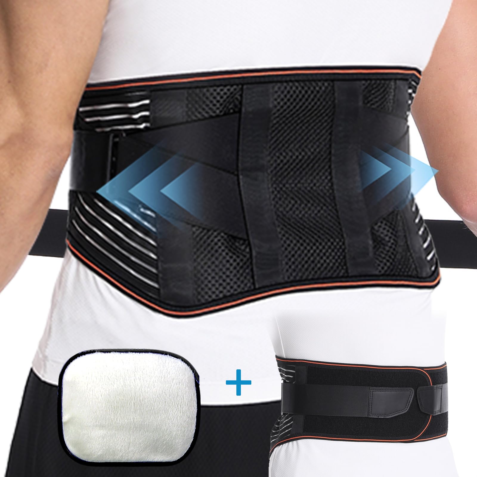 Amazon | [アオラー]Aollaa 腰 コルセット 腰椎サポーター【薄型3D構造