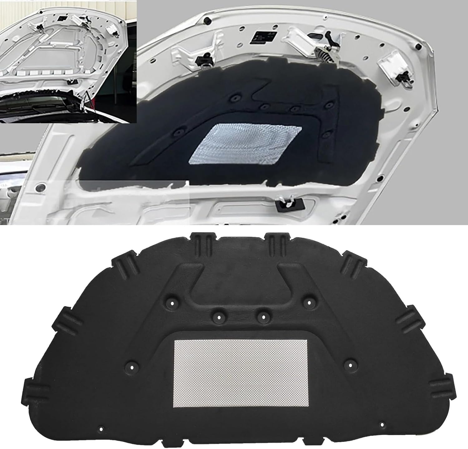 遮音シート 用 X1 E84 2010 2011 2012 2013 2014 2015 車フロントフードエンジンサウンド断熱パッド