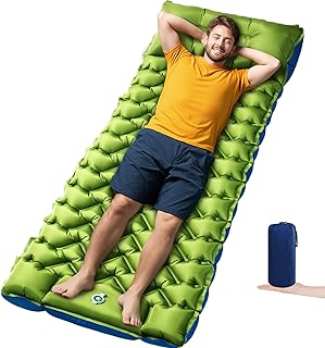 Camping Inflatable Camping Pad with Pillow