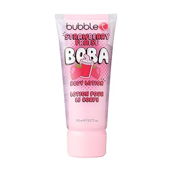 Bubble T Strawberry Body Lotion, 5.07 fl oz Hydrating & Nourishing