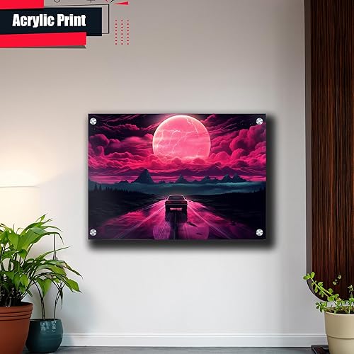 Miniatura 4 de Unique Synthwave Style Retro Art, 80s style art, framed poster print, guest room art, cool living room art, Wall Art poster, poster Prints