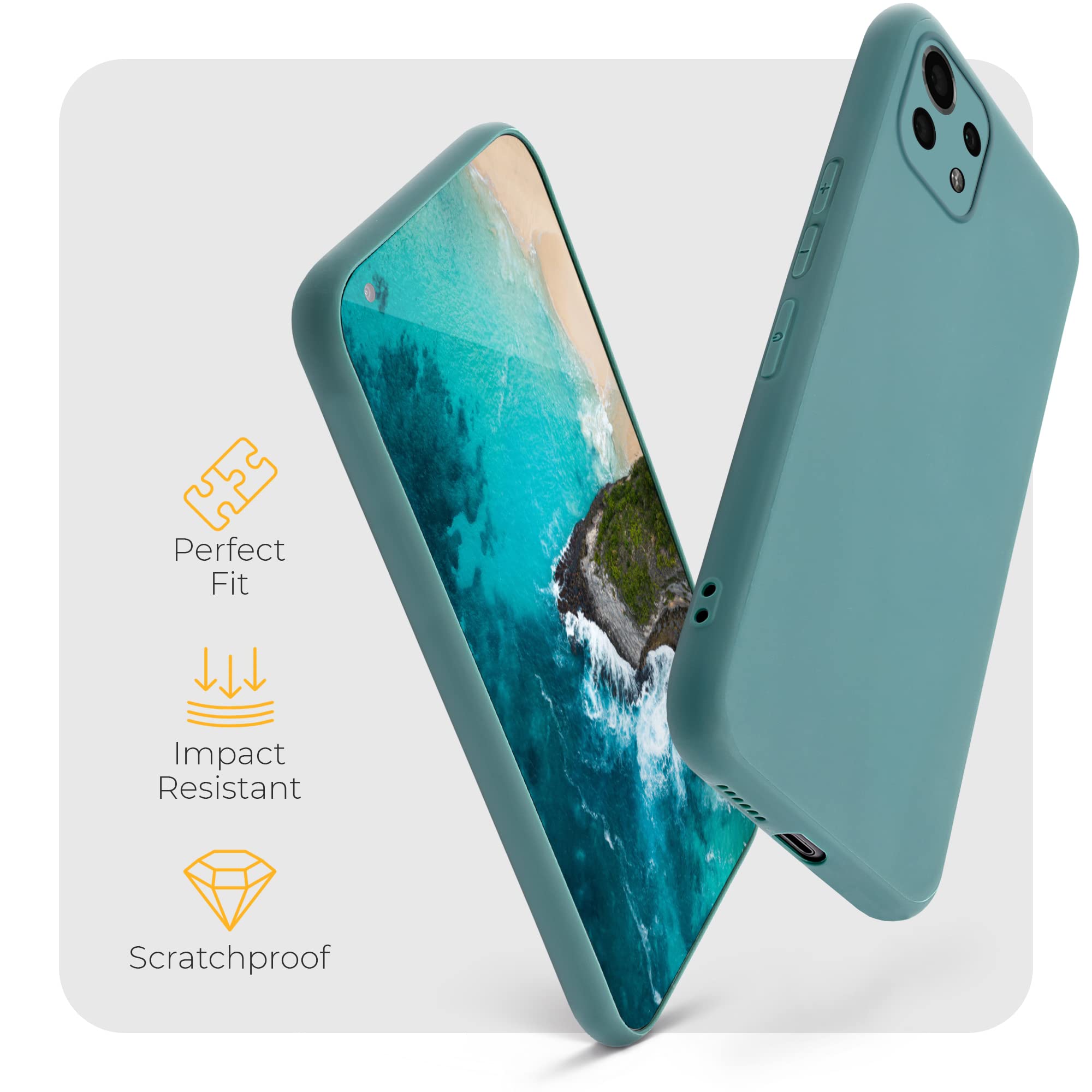 COVER 360 Per XIAOMI MI NOTE 10 LITE CUSTODIA FRONTE RETRO TRASPARENTE SILICONE - Foto 3