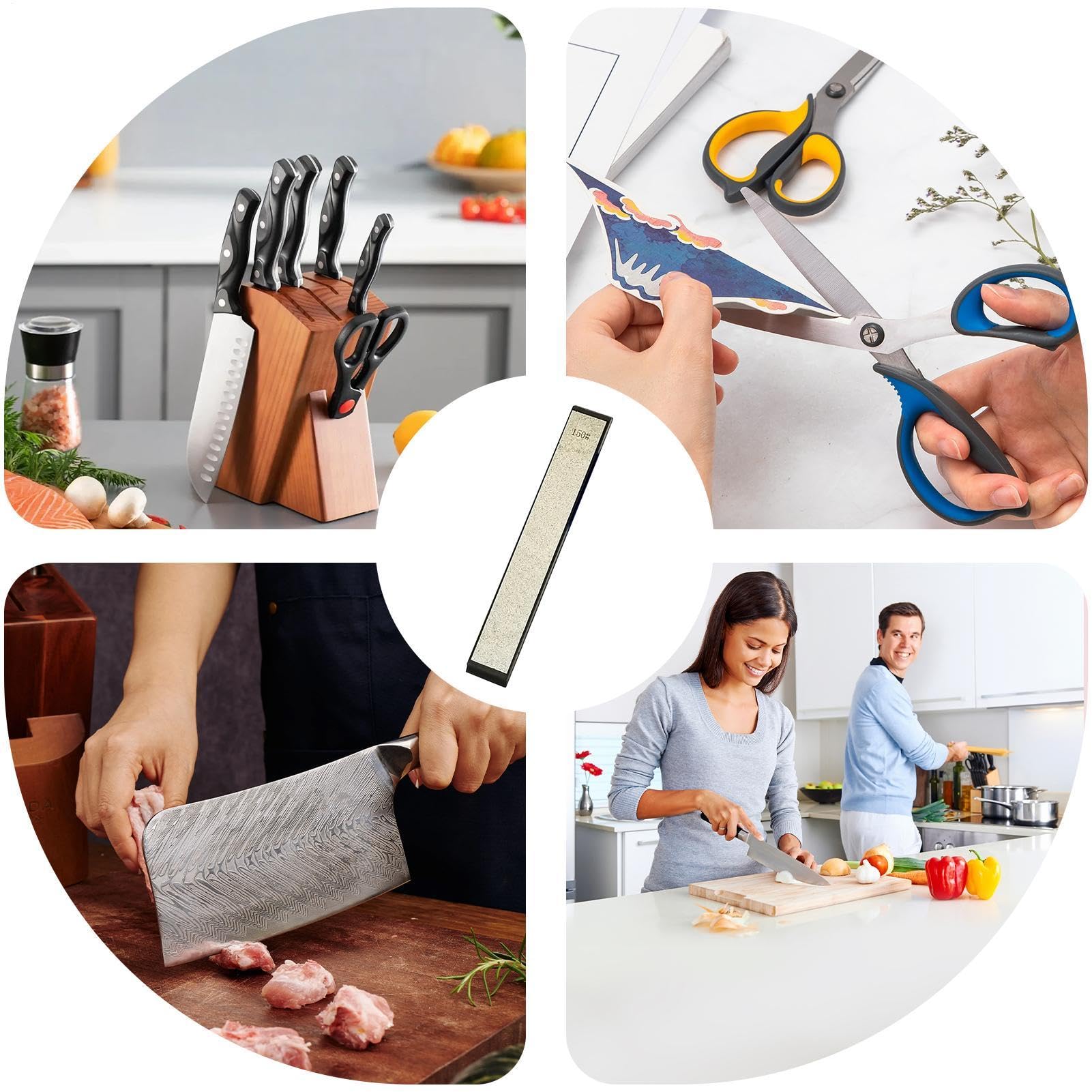 Whetstone Cutter Affittatore, Penna Taglierina, Pietre Affinate Angolo Fisso, Striscia di Macinazione Professionale Multiuso