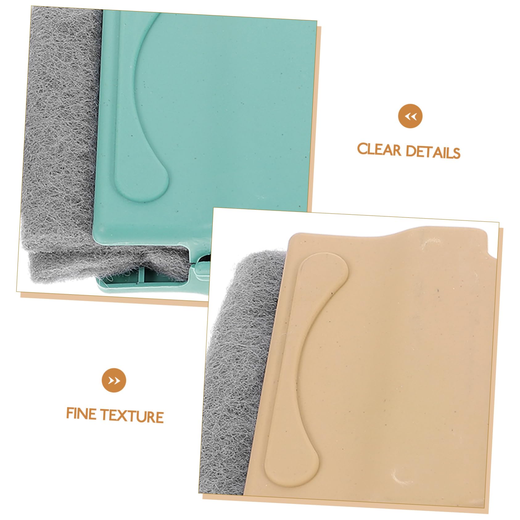 PACKOVE 2 Series Cepillos De Limpieza De Ranuras para Ventanas Y Cocina Herramientas Multifuncionales para Grietas Y Estrechos Colores Aleatorios 6 Piezas X 2