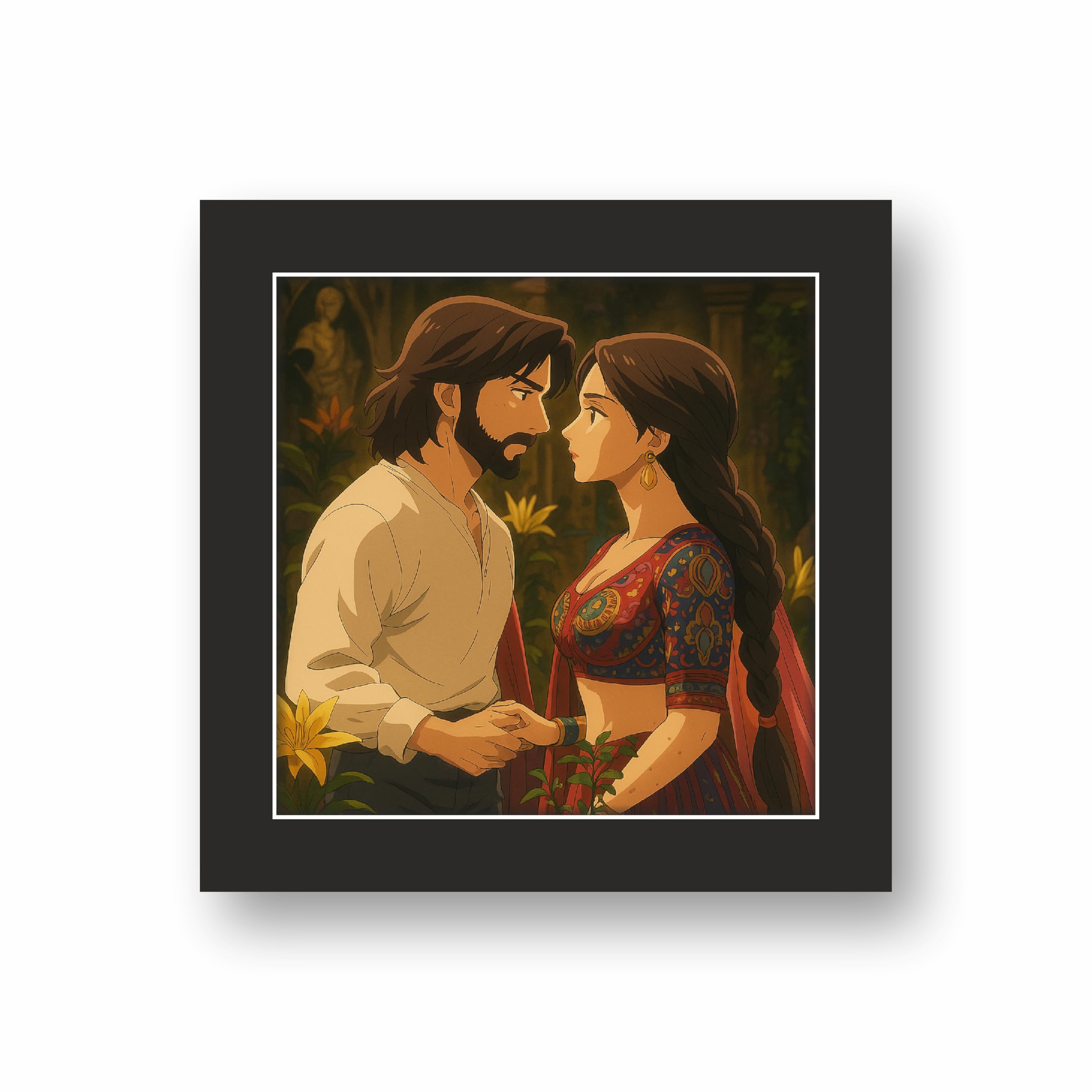 Custom Anime Art Frame - Personalized Manga Portrait – view 4
