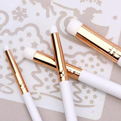 Miniatura 2 de UNIMEIX Juego de pinceles secos para pintura en miniatura, pincel seco, para detalles de pasatiempos, pinceles de mezcla para acuarelas sin