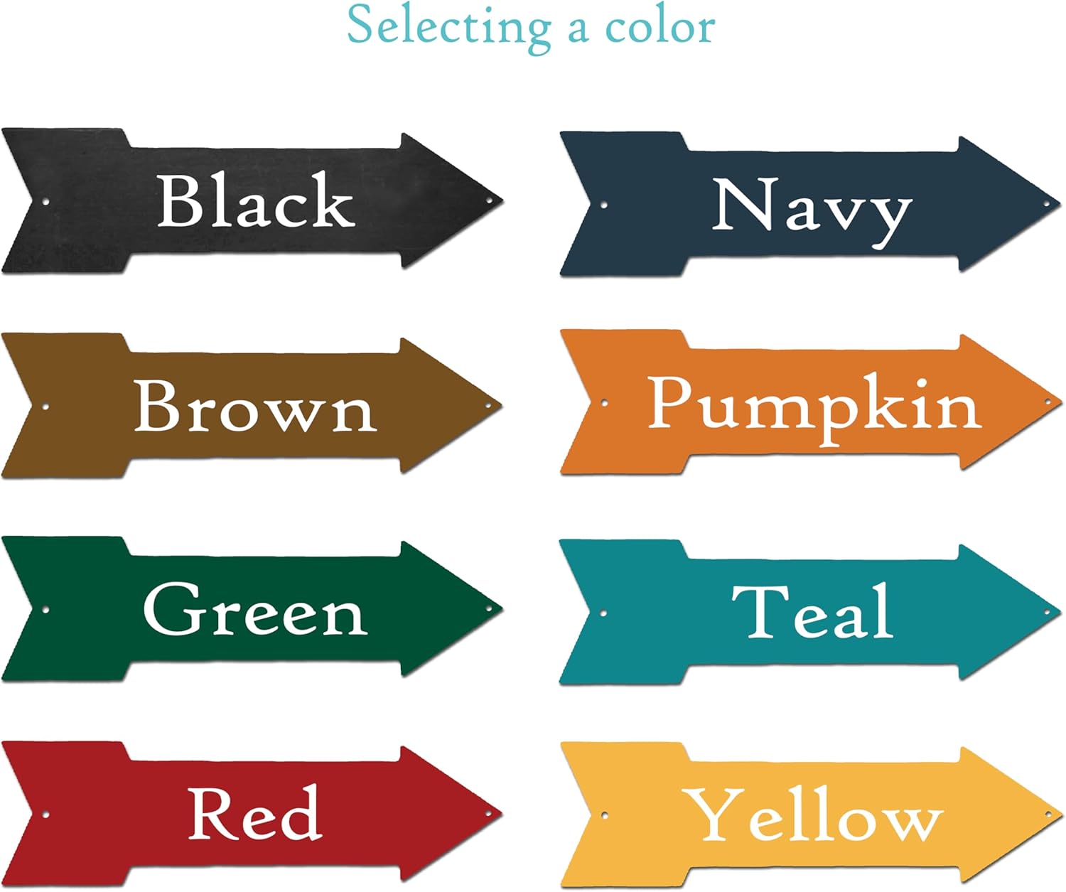 Any Text Any Name Initial Customize Personalize Right Arrow Man Cave Street Sign - Chic Rustic Plate for Bar, Cafe, Restaurant, Shop, Home Decor Gift - Image 4