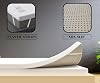 Sleepy Owl 3 Inch Memory Foam Mattress Topper KING Bed, 7cm Thick Gel Infused Orthopedic Mattress Pad for Back Pain, Removable Washable Zipped Cover with Elastic Straps (King 150x200, 7 cm)