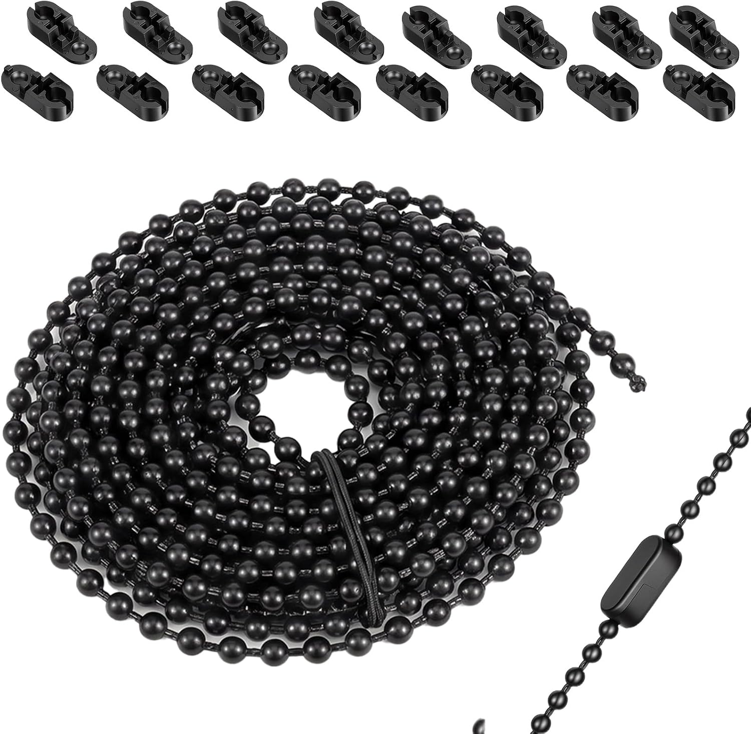 10 Meters Roller Blind Bead Chain Cord, Plastic Bead Chain