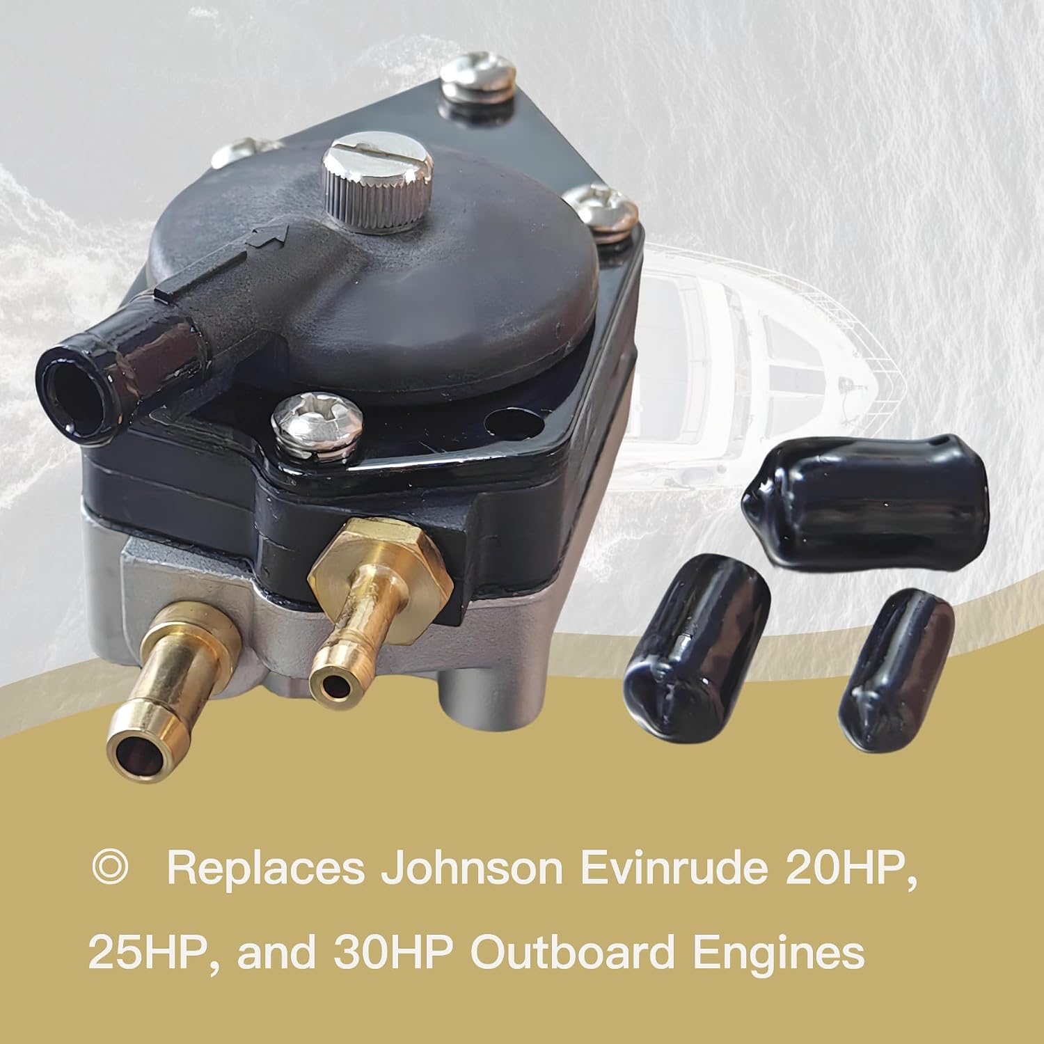 0438555 Fuel Pump for Johnson Evinrude OMC 20 25 30 HP Marine