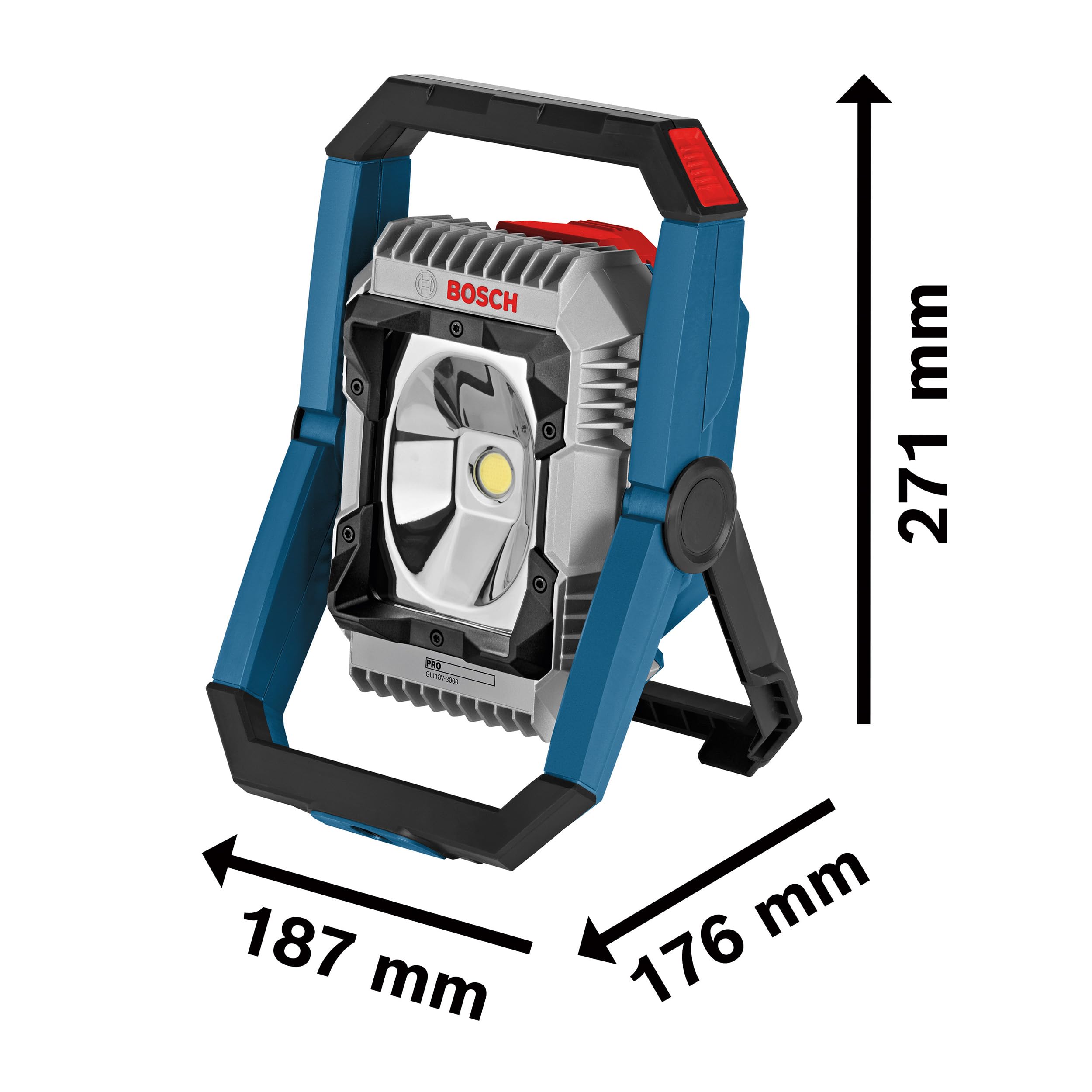 Bosch PRO 18V System Akku-Leuchte GLI18V-3000 (ohne Akku)