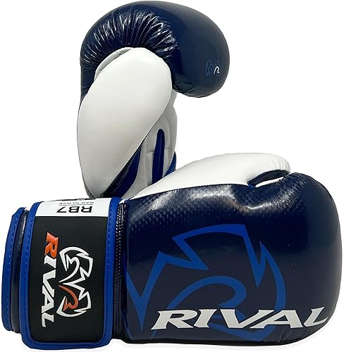 RIVAL Boxing RB7 Fitness Plus - Guantes de bolsa, sistema de correa Ergo y acolchado en capas de alta densidad para trabajo pesado en bolsas y