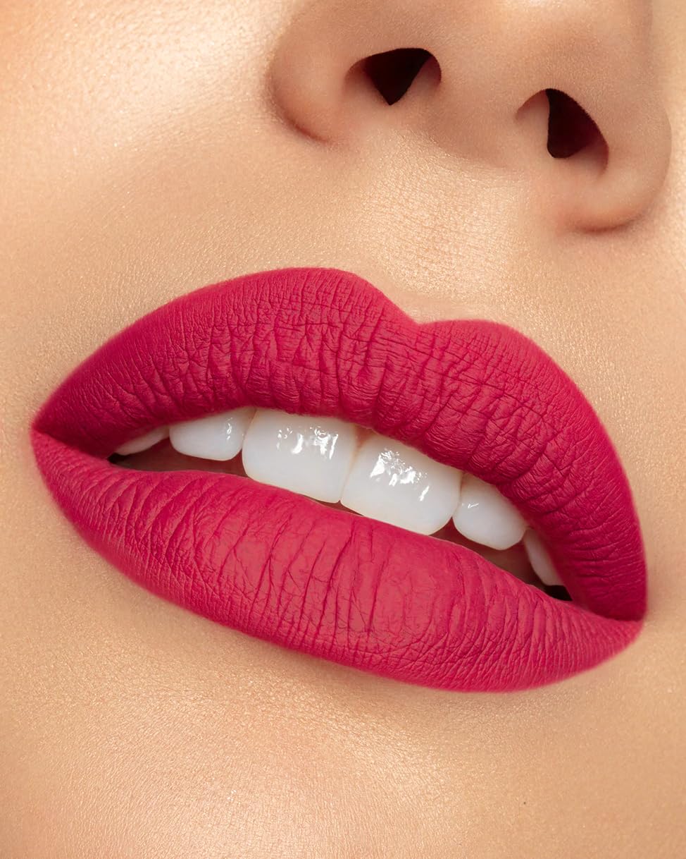 Jaclyn Cosmetics Poutspoken Liquid Lipstick Easy Peasy, 0.12 Fl Oz (Pack of 1), pink