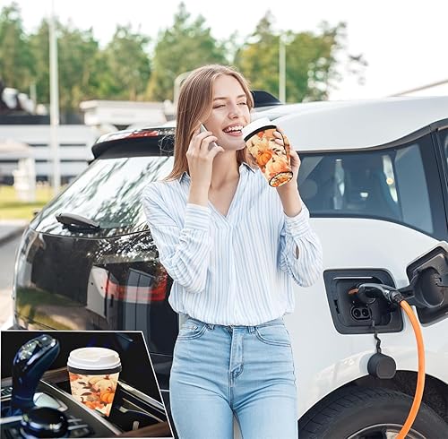 Miniatura 5 de Funda de neopreno reutilizable con asa para café helado de calabaza de Acción de Gracias, para otoño y otoño, para bebidas calientes y frías, 18