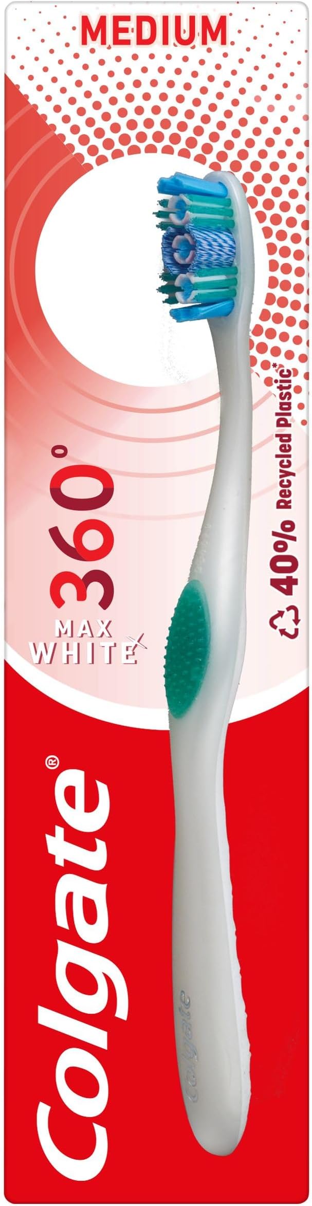 Colgate 360 Max White One Manual Toothbrush Medium