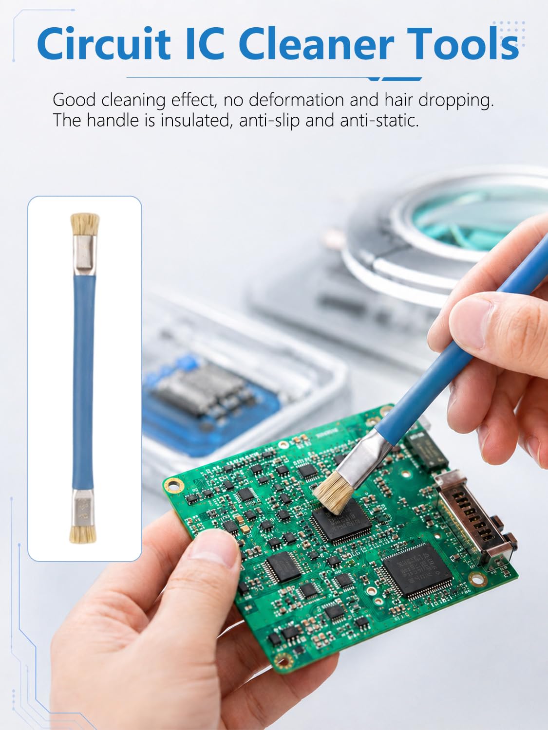 Flux Remover Brushes - Clean PCBs & Electronics -6 Flux Remover Brushes - Clean PCBs & Electronics -6