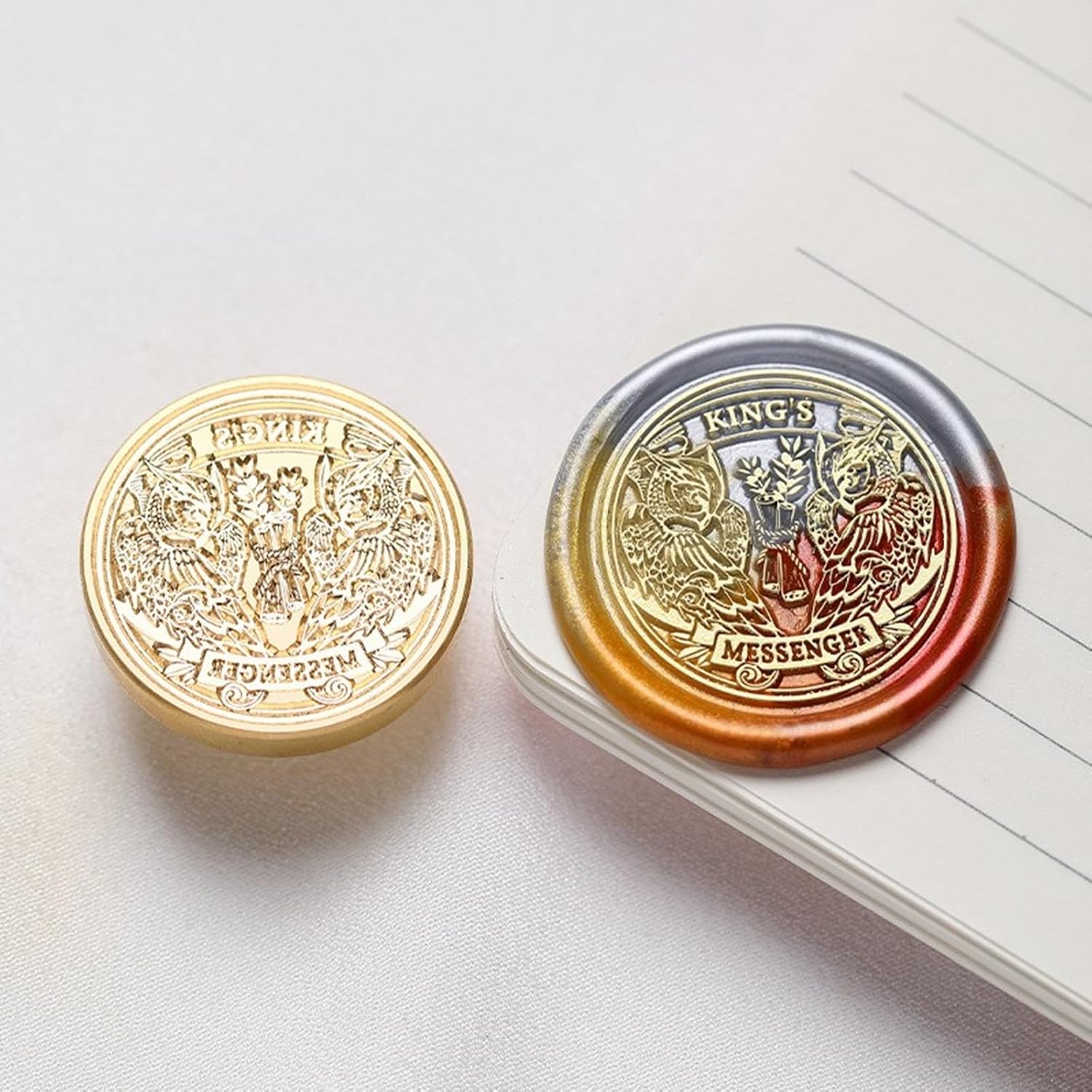 Pattern Bowknot Stamp Head 3D Embossed Seal Stamp Head Replacement for Invitations Envelope Greeting Cards Paint Seal