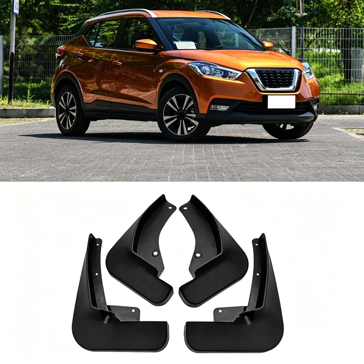 Bavette garde-boue Nissan Kicks : accessoire de voyage pour rouler propre par temps de pluie