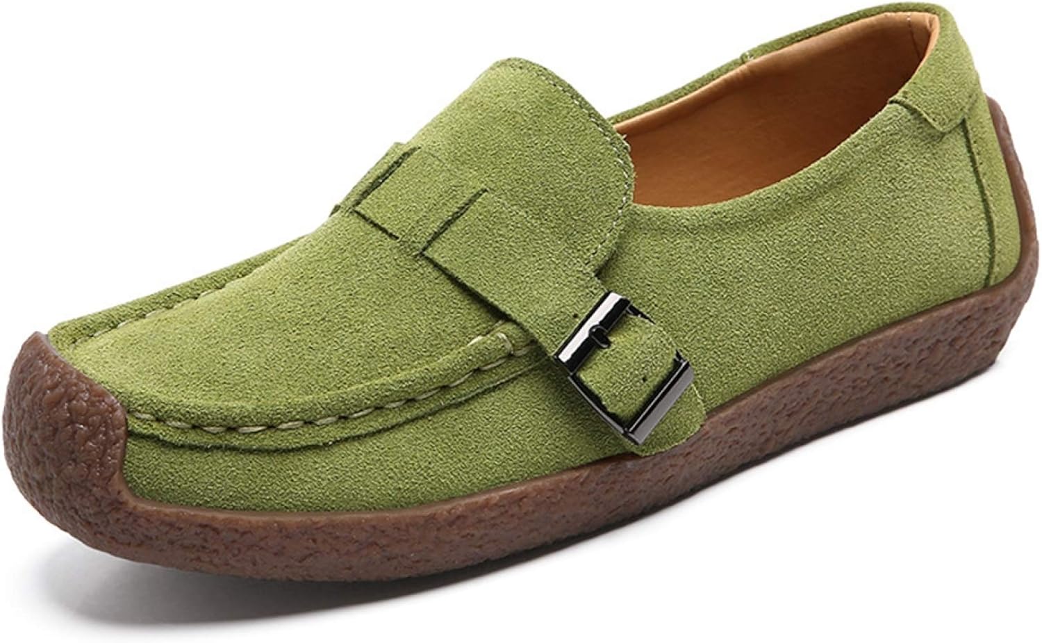 [PANLON] モカシンスリッポン レディース モカシン カジュアルシューズ 滑り止め ローファー モカシンローファー ローヒール