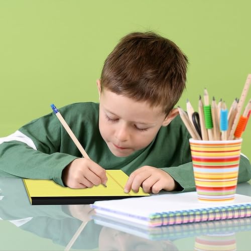 Miniatura 21 de Bloc de notas legales pequeños de 4 x 6 pulgadas, bloc de notas rayado universitario, 30 hojas por bloc, bloc de notas de escritura blanco