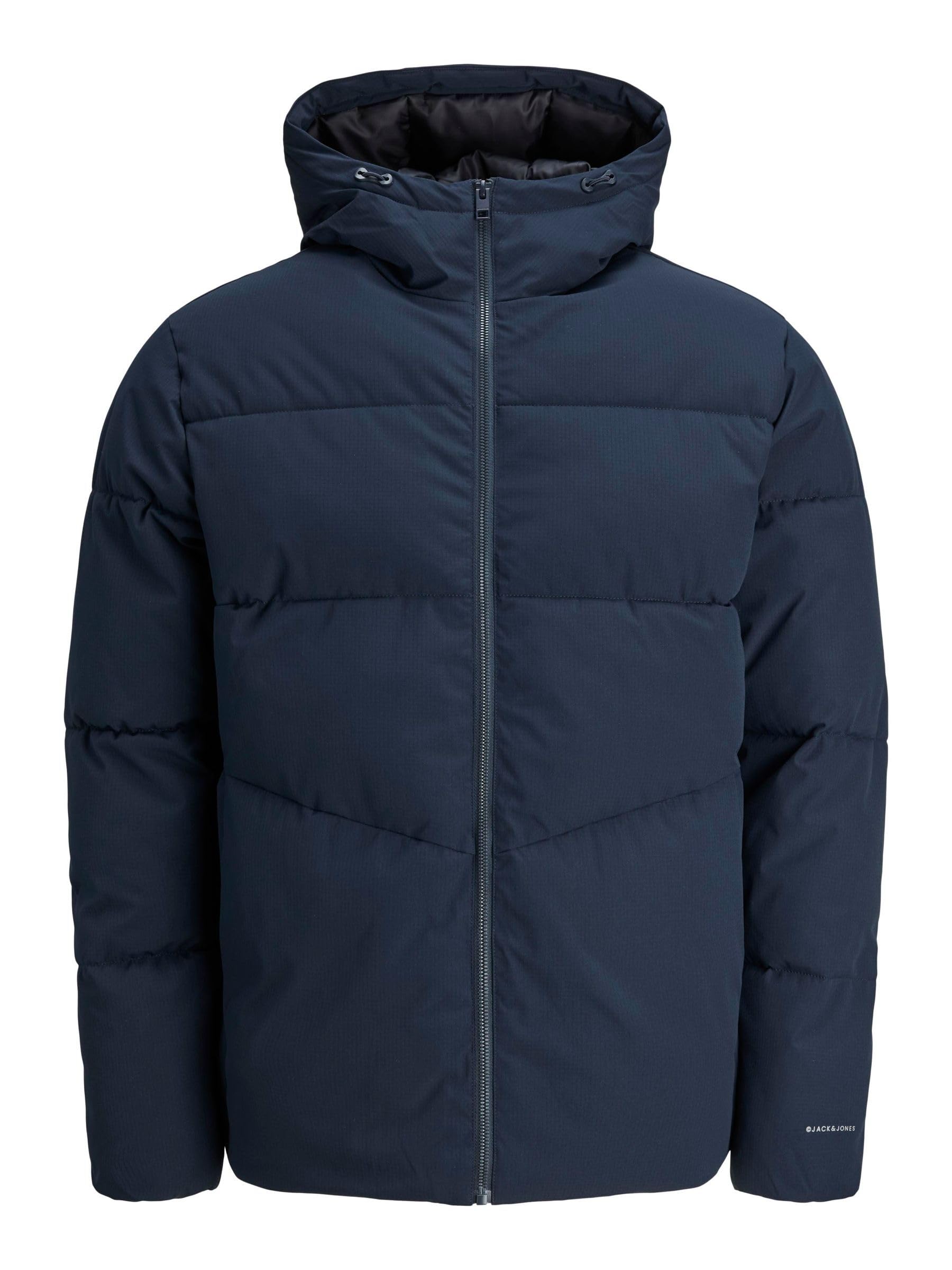 JACK & JONES Men's Jjglobal Puffer Jacket, Sky Captain, M, Sky captain, M
