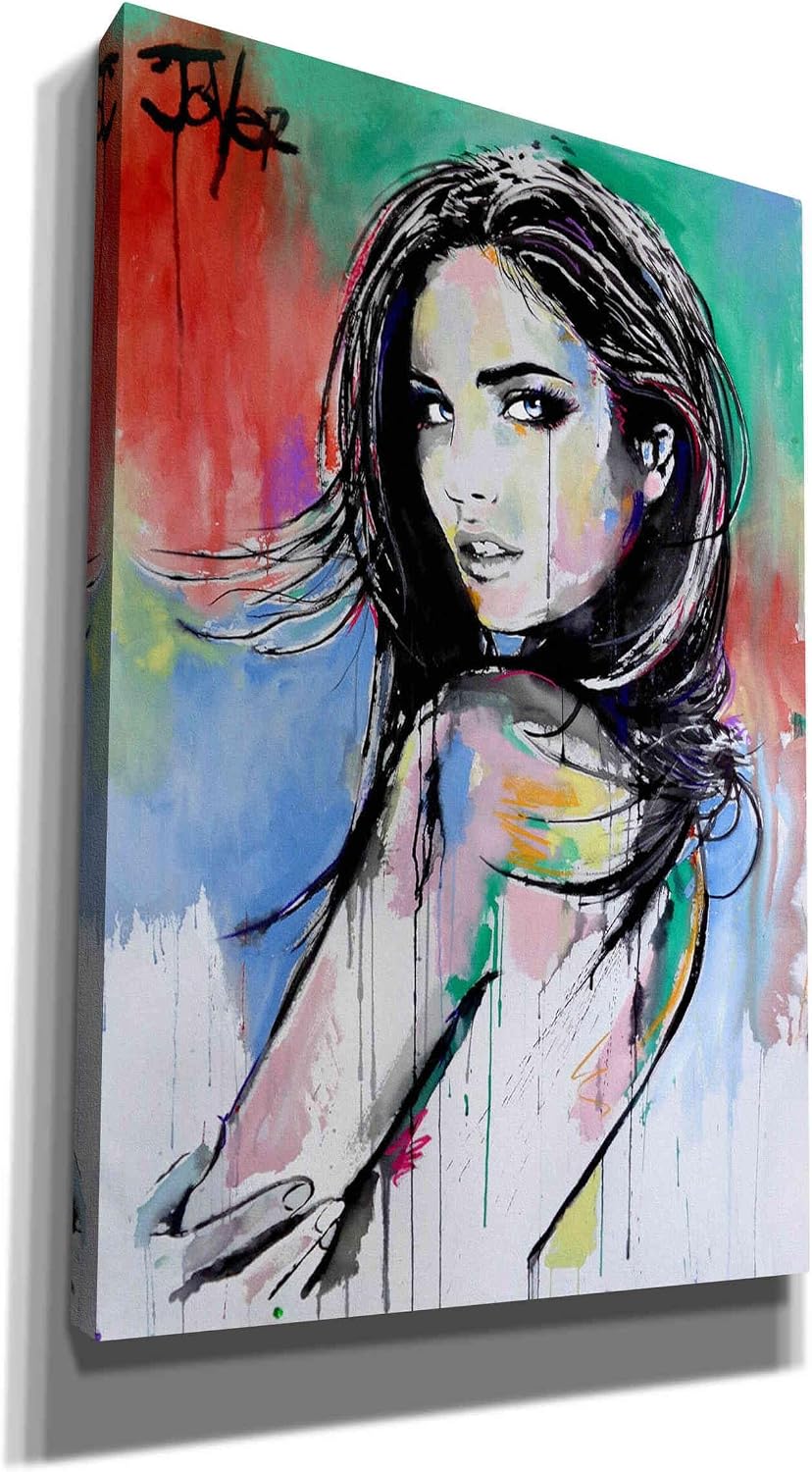 Epic Graffiti 'Here There Everywhere' by Loui Jover, Canvas Wall Art, 12"x18"