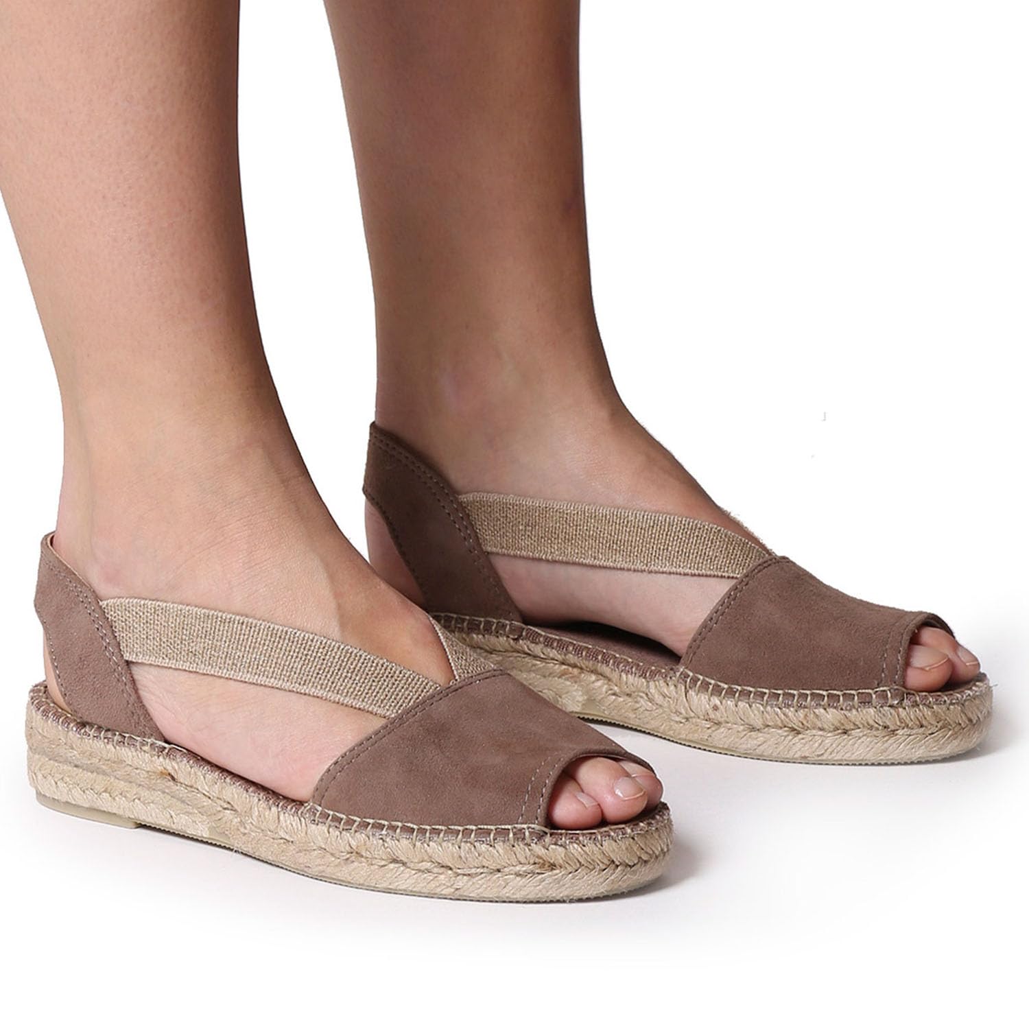 TONI PONS Ella - Espadrilla da Donna in Tinta Unita Realizzata in camoscio.