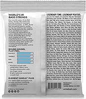 Vista 2 de Ernie Ball Extra Slinky Flatwound - Cuerdas de guitarra bajo, calibre 40-95 (P02815)