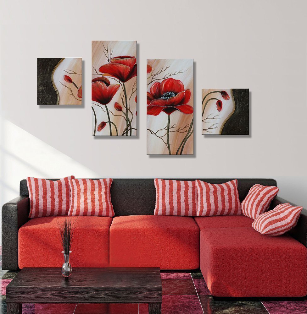 Amazon.com: Noah Art-Enchanting Framed 4 Pieces Framed Wall Art