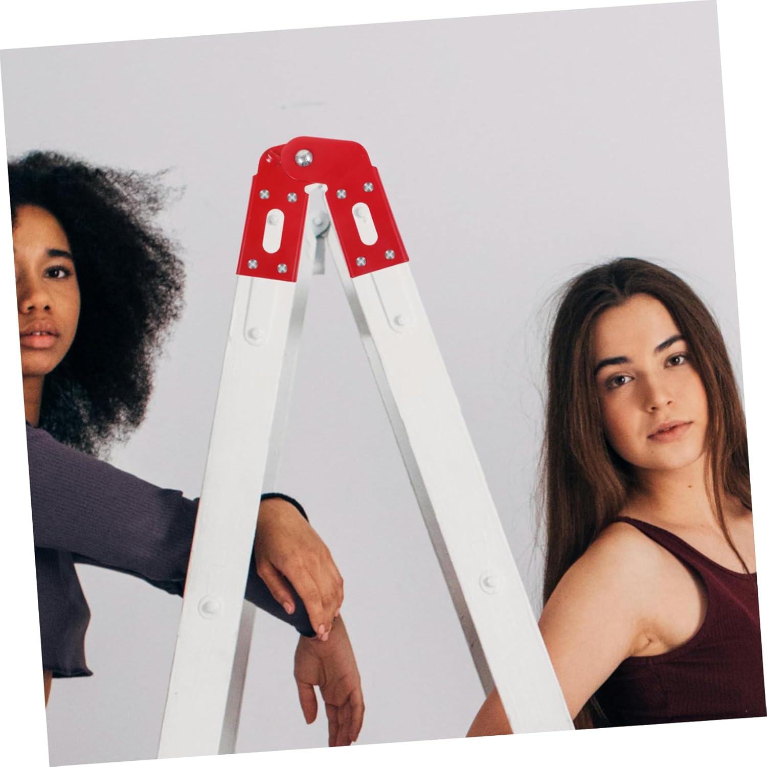 DOITOOL 2pcs Heavy Duty Folding Step Ladder Hinge Aluminum Alloy Attic Ladder Joint for Repair and Replacement Versatile Red Accessory for Commercial Use