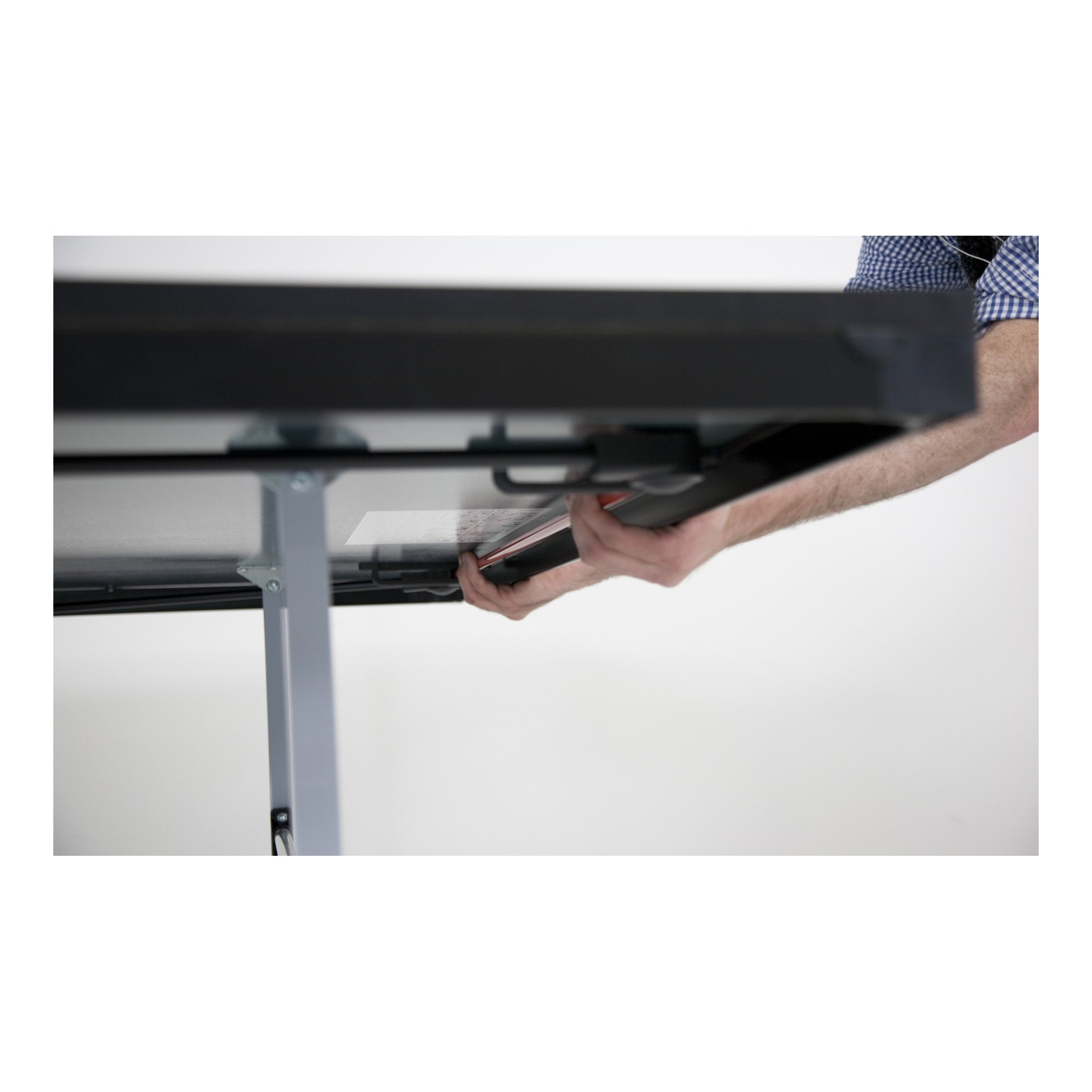 Garlando Tavolo da Ping Pong Advance Outdoor Con Ruote Per Esterno Blu