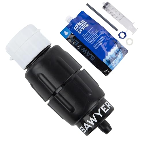 Sawyer Micro Squeeze Water Filtration System (Black/Blue)