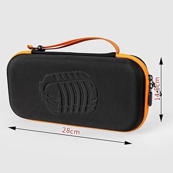 Generic Storage Case Portable Handheld EVA Shockproof Waterproof Shell with Velvet Lining and Removable Organizer Suitable for