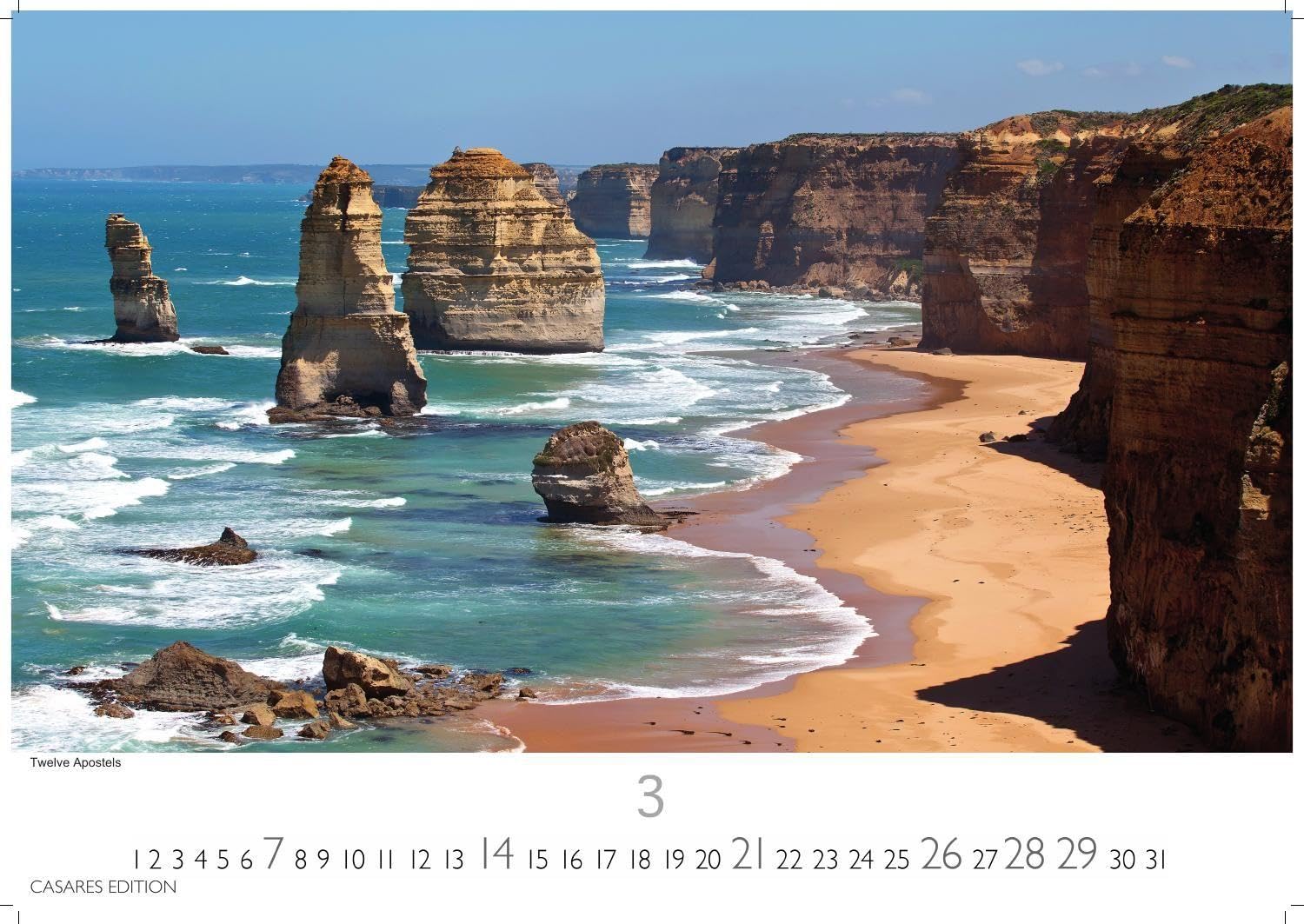 Australien Kalender 2027 - Wandkalender | Fotokalender Ozeanien 35x50cm - 12 atemberaubende Landschaften aus Down Under, perfekt als Geschenk & Wanddeko