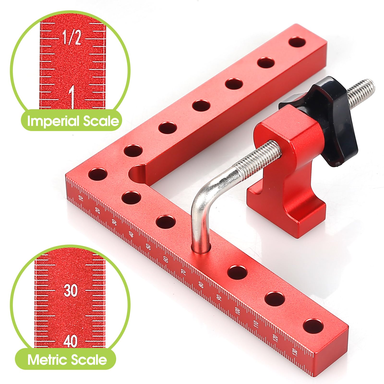 Équerre De Positionnement 90 Degrés Pinces Angle Droit Alliage Aluminium - Outils Bois
