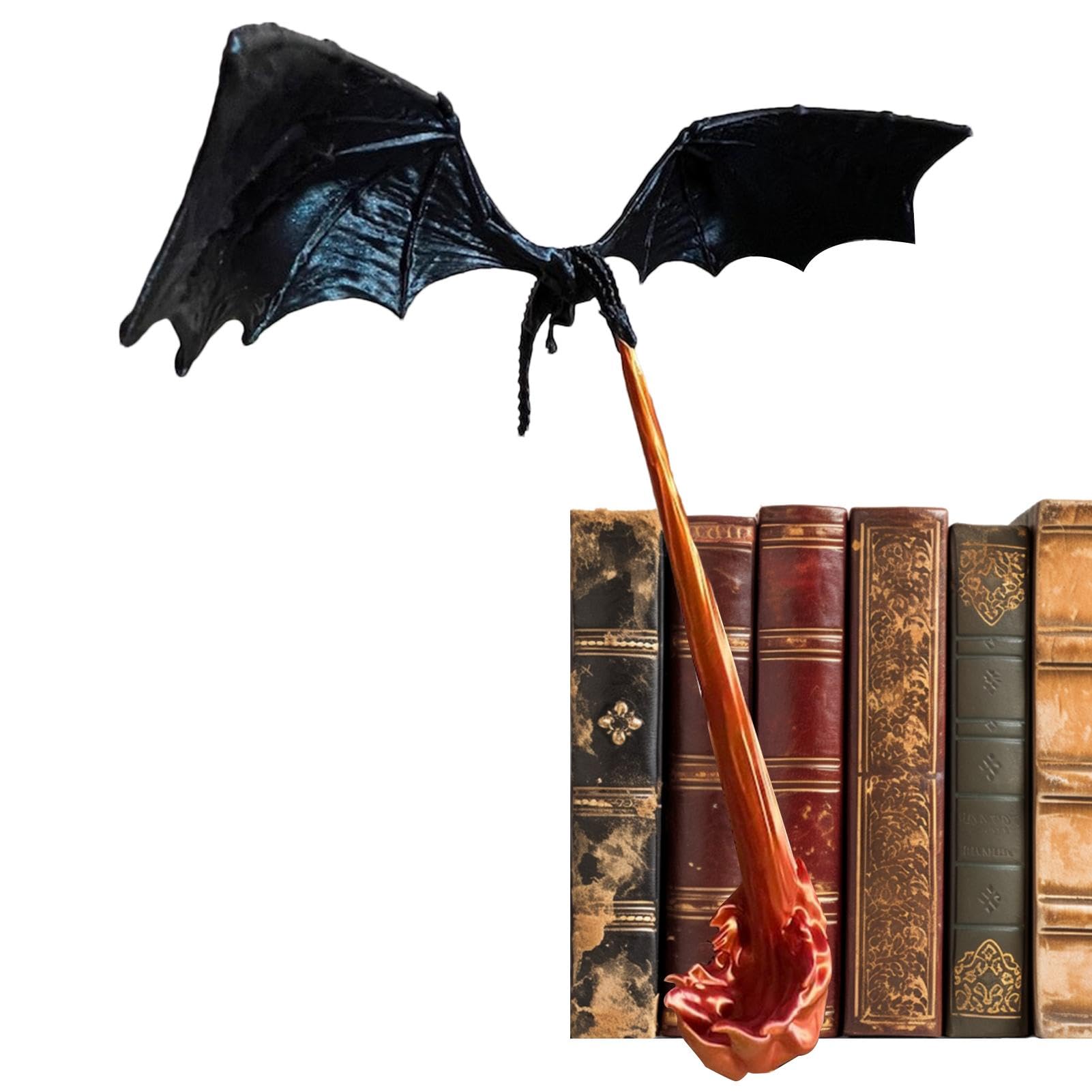 Rincón de libros de dragón, sujetalibros decorativos con diseño 3D, sujetalibros de dragón seguro, estatua de dragón decorativa, rincón de libros con diseño de dragón, sujetalibros de dragón 3D, sujet