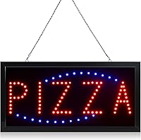 Vista 1 de E Onsale, cartel de luz LED "Open" con animación de prendido/apagado y dos interruptores de energía encendida/apagada para negocios