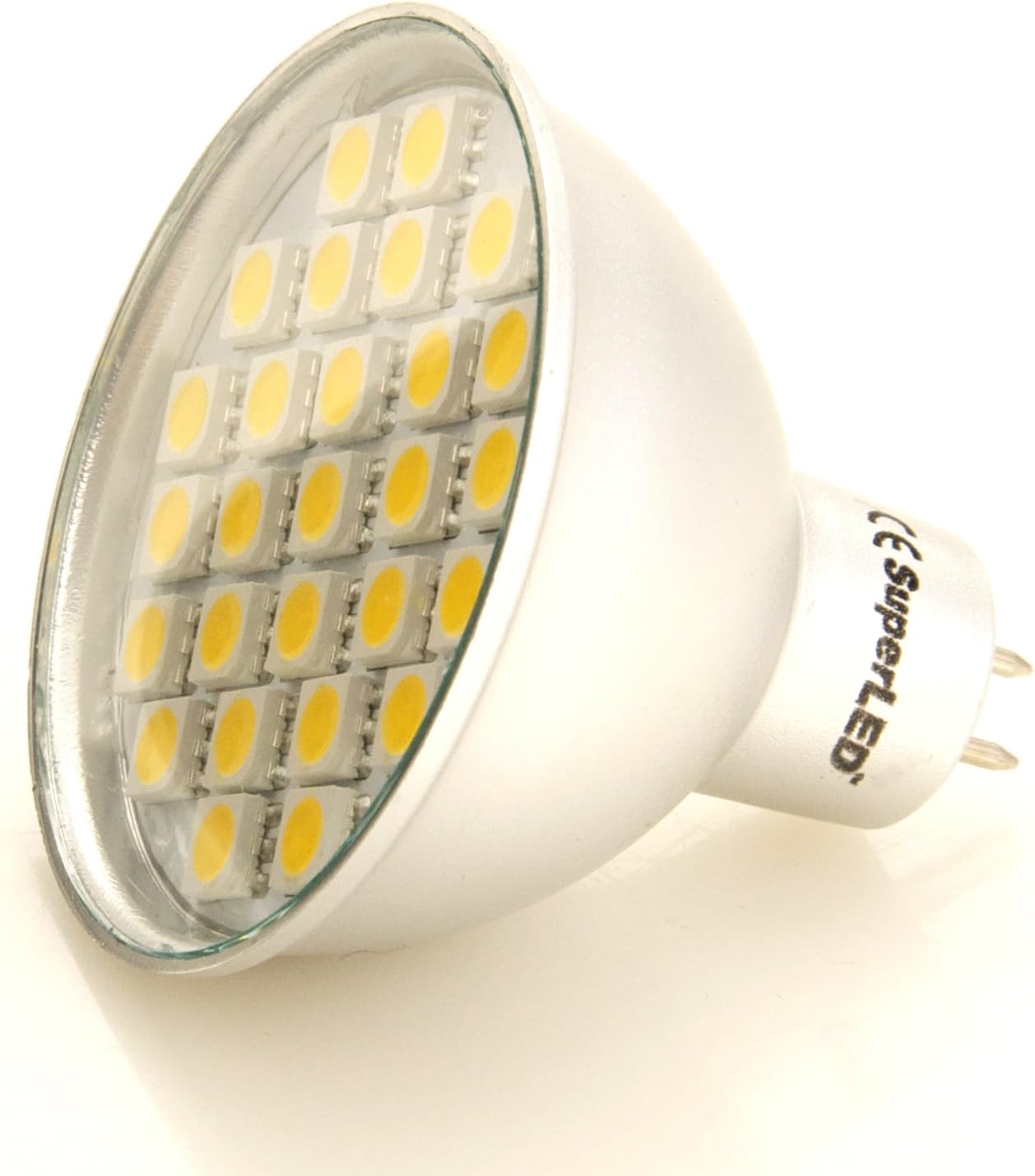 SuperLED MR16 27 SMD 5.5 Watt Warm Bulb [Energy Class A]