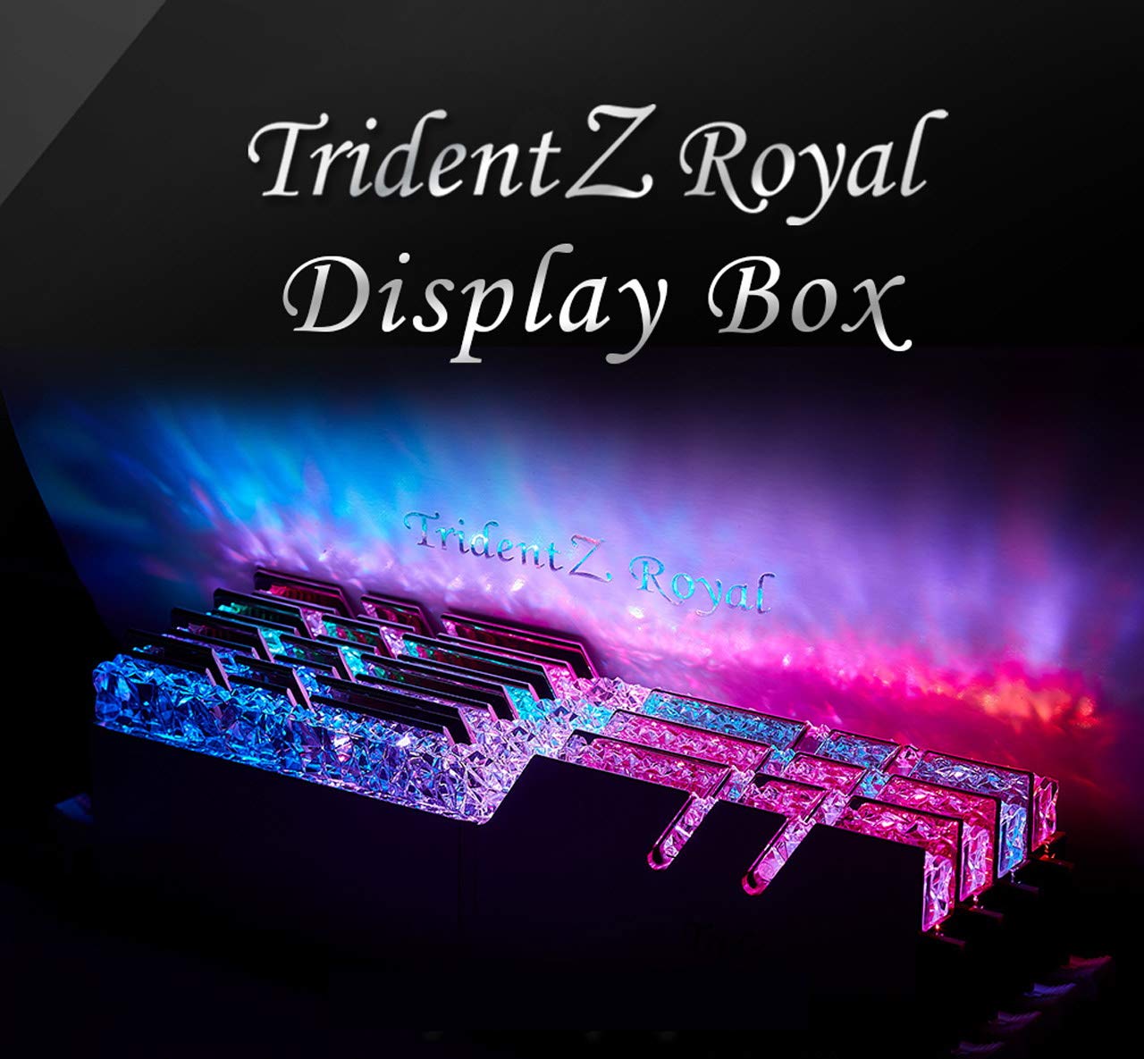 G.SKILL Trident Z Royal Display Box for 4 Memory Modules (USB