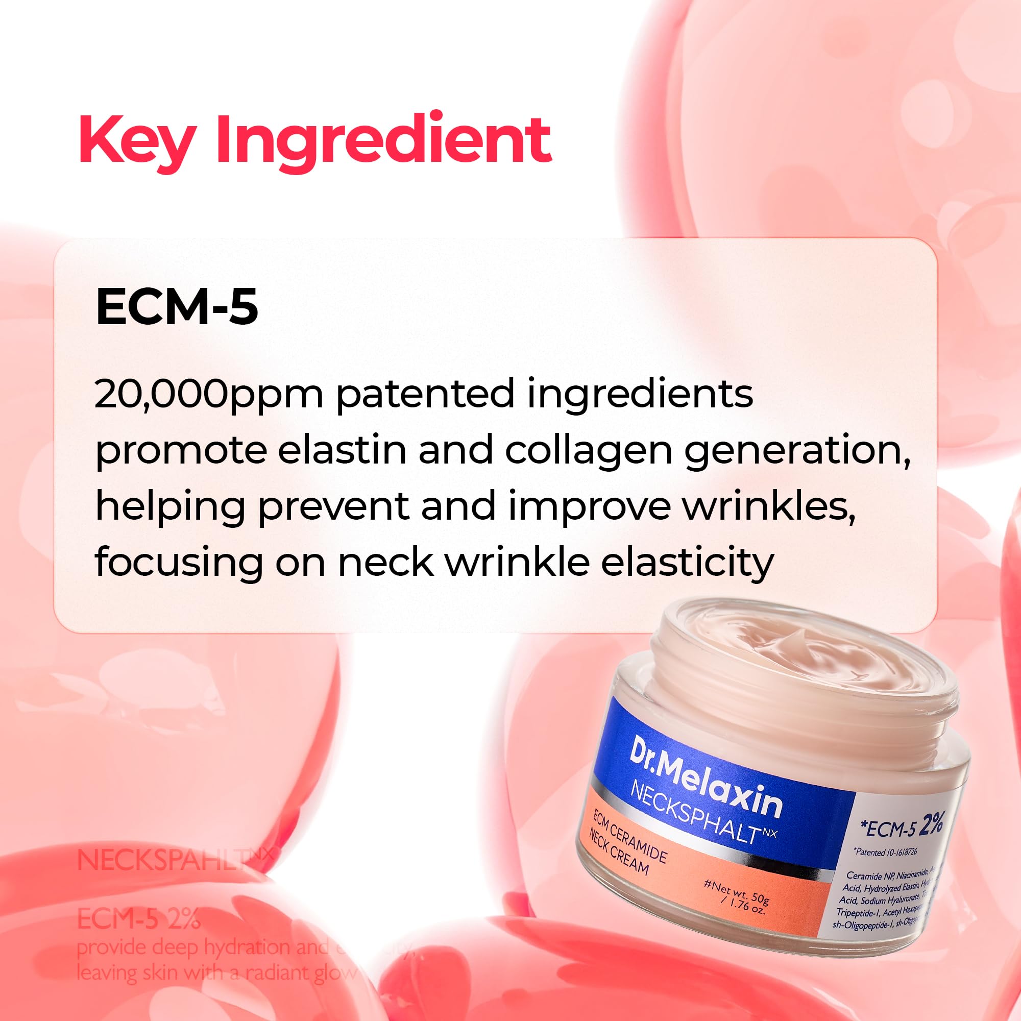 Amazon.com: Dr.Melaxin Necksphalt Firming Cream with ECM-5 20,000