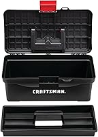 Vista 4 de CRAFTSMAN Caja de Herramientas, con Cerradura, 13 in., Rojo/Negro (CMST13004)