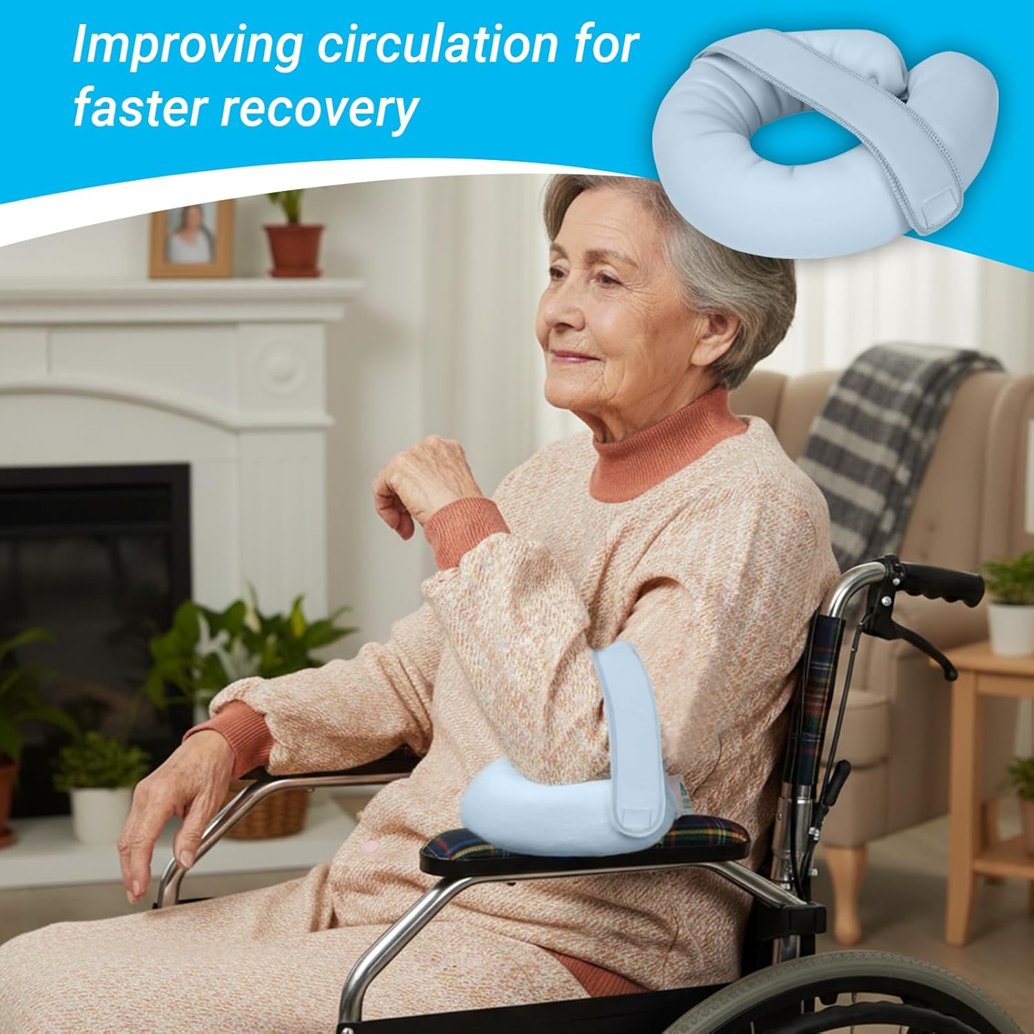 2 Pcs Arm Elevation Rest Pillow for Sleeping & Relaxing, Elbow Wrist Support Cushion, Versatile Positioning Pillow for Bed, Sofa or Recliner