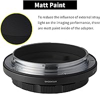 Vista 6 de Anillo adaptador de montaje de lente para lente Contax Yashica CY a cámara Fujifilm GFX GFX50 GFX100