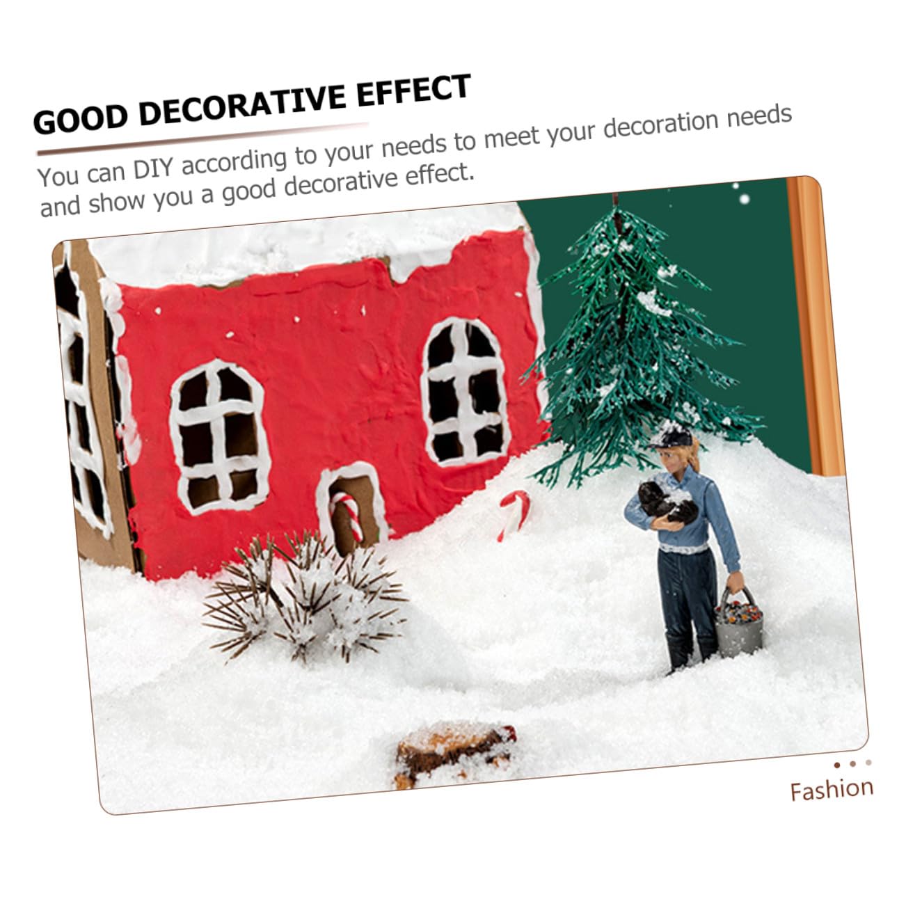 Zerodeko 3packungen Packung Mit Kunstschnee Für Weihnachtsdeko Für -projekte Kunsthandwerk Und Festliche Dekorationen Simulierter Für Winterliche