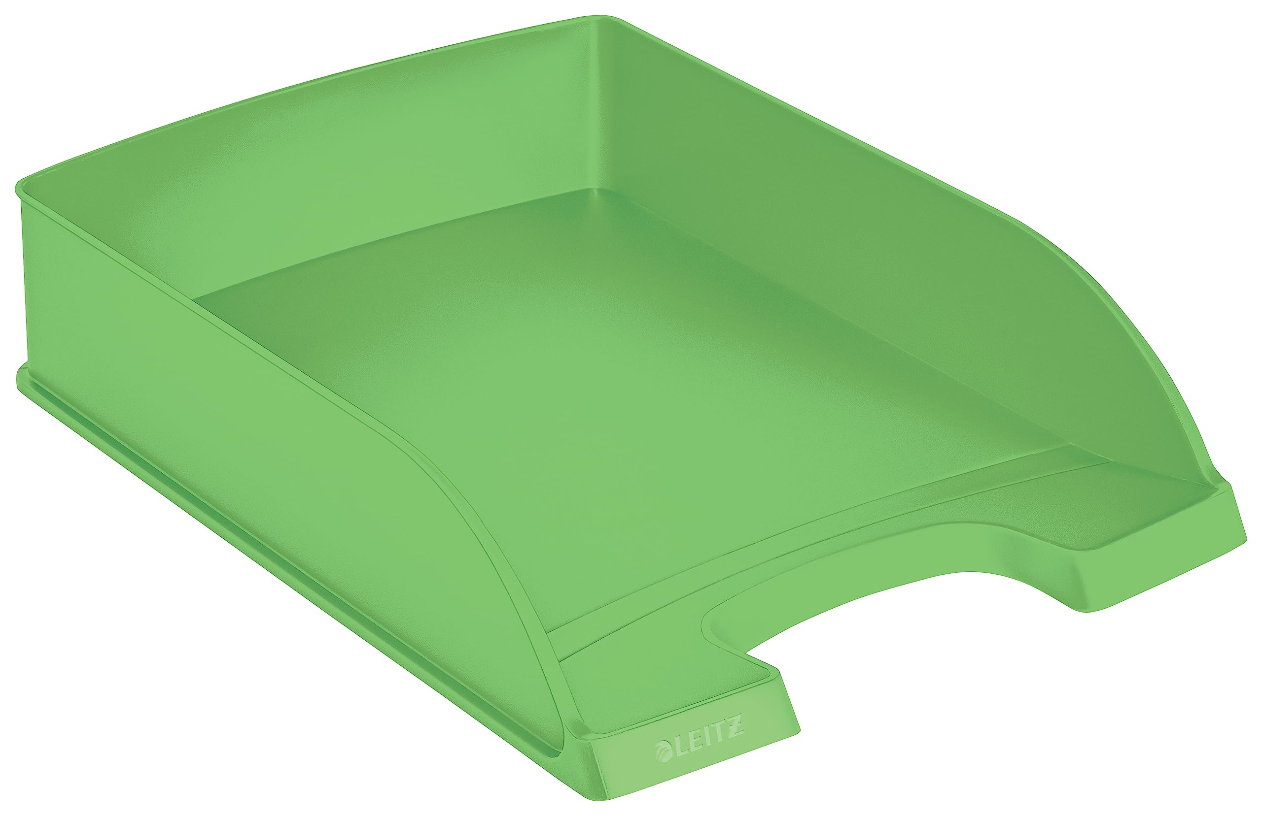 Leitz Briefablage A4, 5er Pack, stapelbare Ablagefächer, Blauer Engel, Recycle-Sortiment, Grün, 52275050