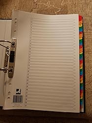 QConnect 115 Index Multipunched Polypropylene White A4 KF01355 | Fieldmaster