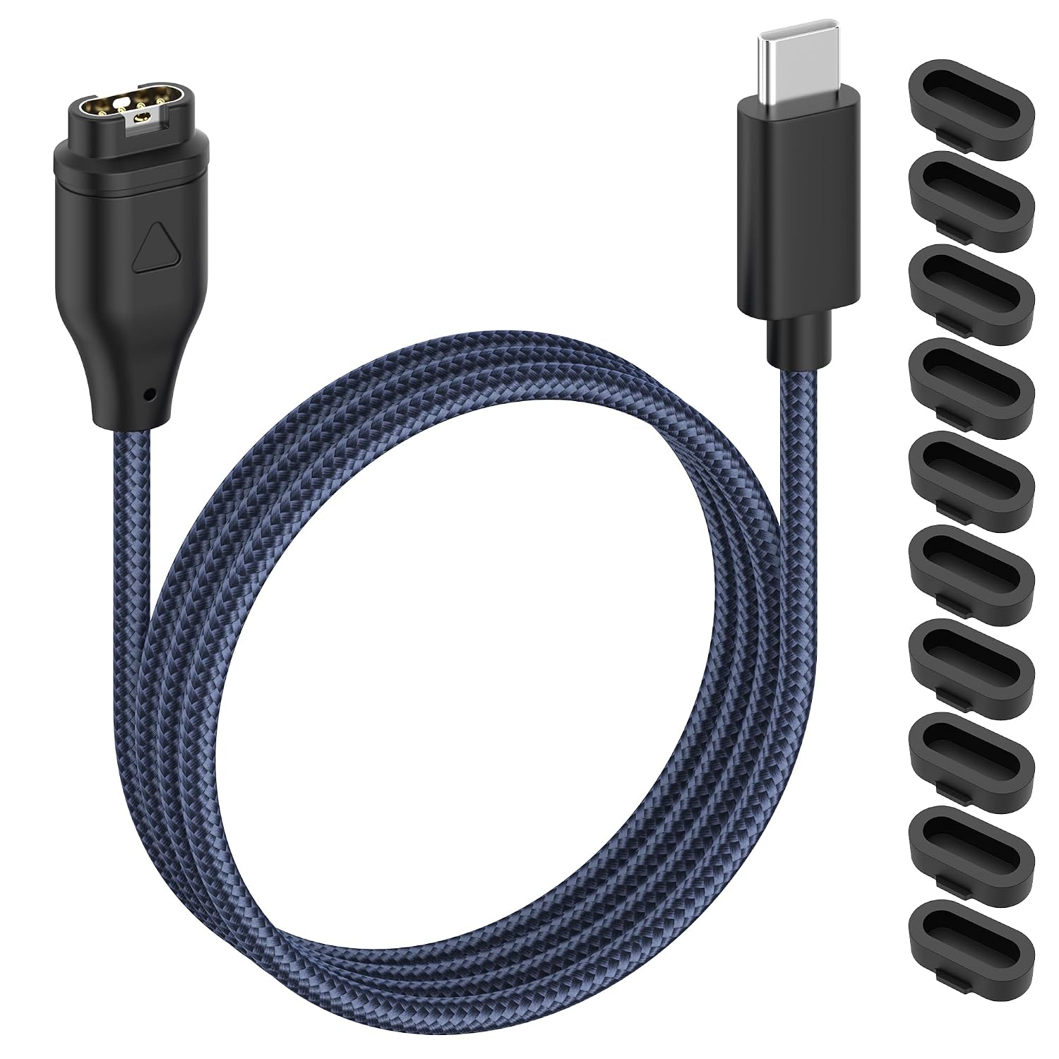 Watch Charger Compatible with Garmin Vivoactive 6/5/4/3/Venu/Fenix 8/7/7 Pro/7S/7S Pro/7X/6/6S/6X/5/5S/5X/Forerunner 970/570/745/Instinct/Venu 4/3/2, USB Data Sync Charging Cable (USB Type C)