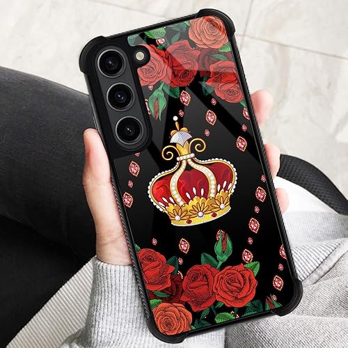 Miniatura 283 de Funda para Samsung Galaxy S23 Plus, protección de grado militar, esquinas a prueba de golpes, funda antiarañazos para Samsung Galaxy S23 Plus, flor