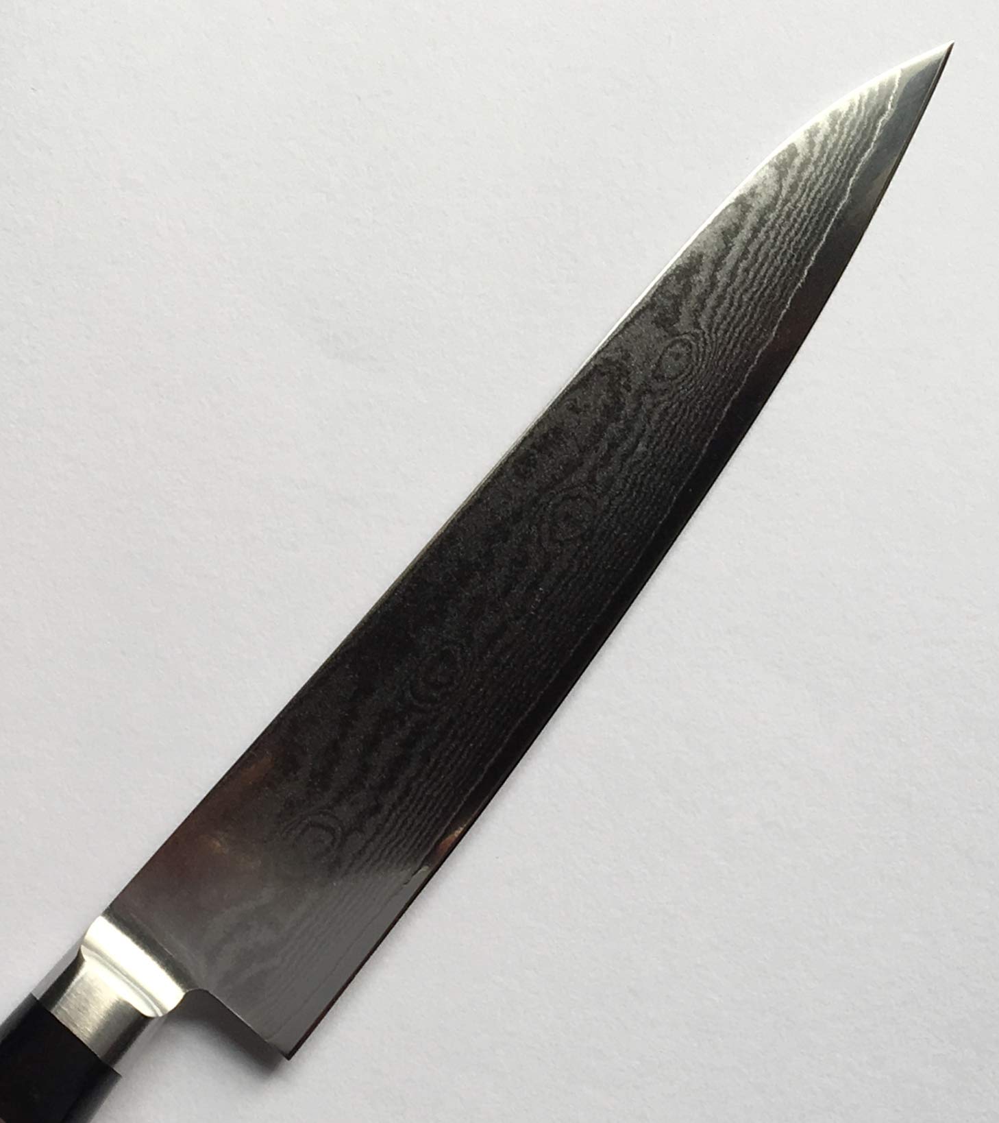 Amazon｜澤数馬 ペティナイフ シルバー 全長26cm 源明利VG10ダマスカス